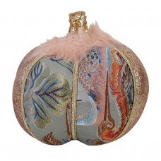 Χριστουγεννιάτικη Διακοσμητική Κολοκύθα Πολύχρωμη (19cm) 